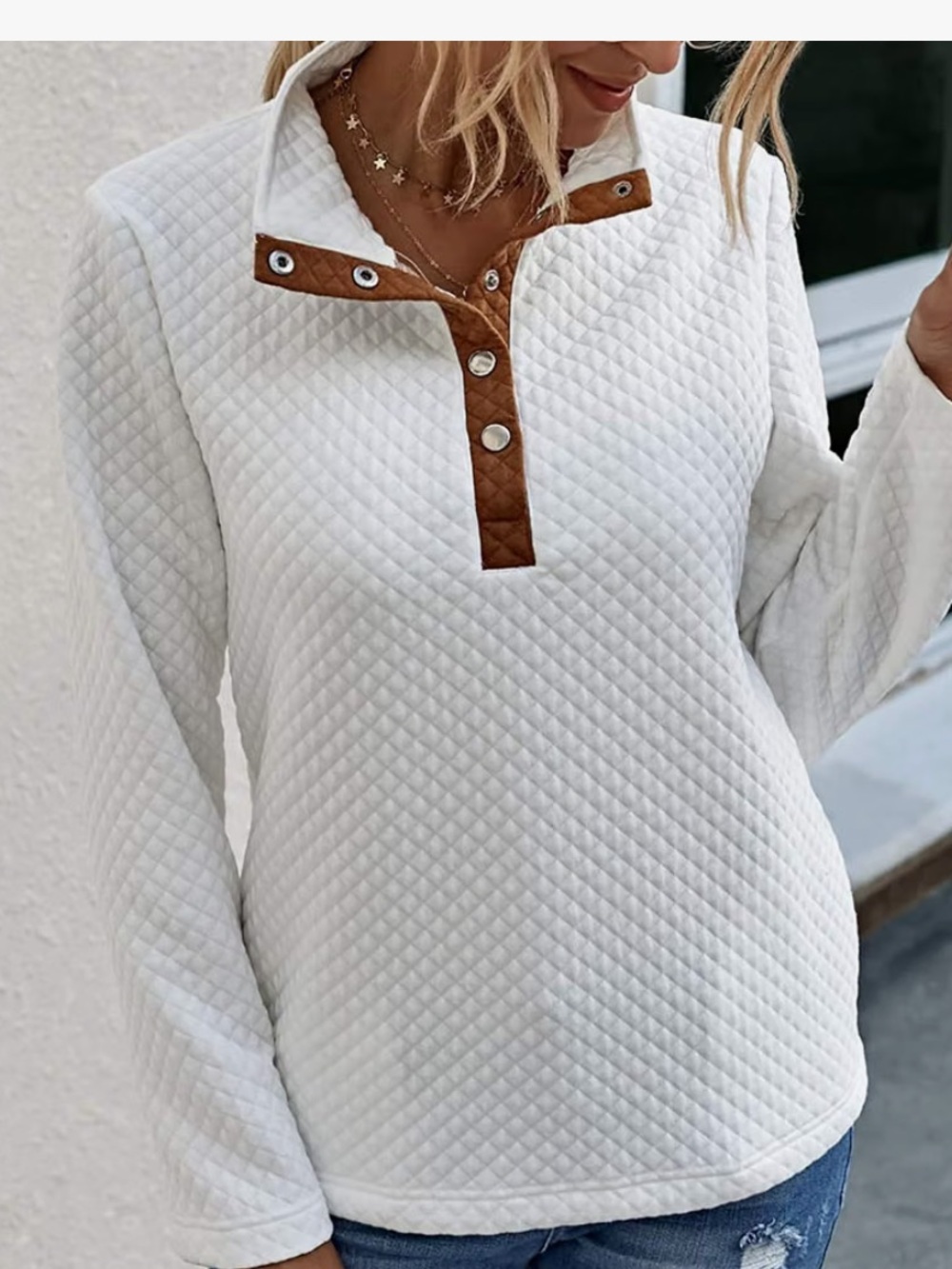BTFBM Fashion Quilted Pattern Lightweight Zipper Long Sleeve Plain  Sweatshirts
